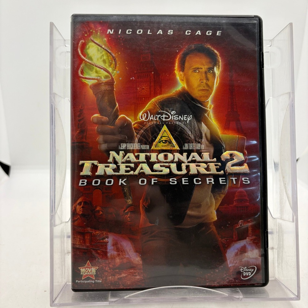 National Treasure 2 Book of Secrets DVD Nicolas Cage Disney Widescreen 2008